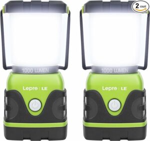 LE 1000LM Battery Powered LED Camping Lantern